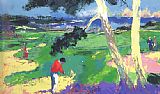 Leroy Neiman The 1st at Spyglass painting